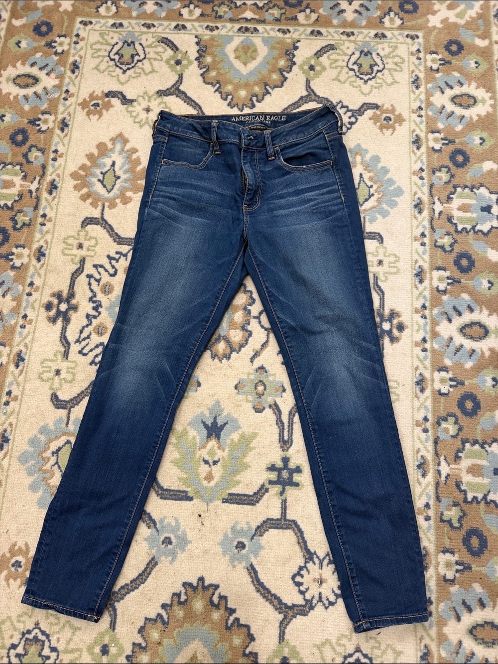 American Eagle Outfitters Dark Blue Skinny Jeans